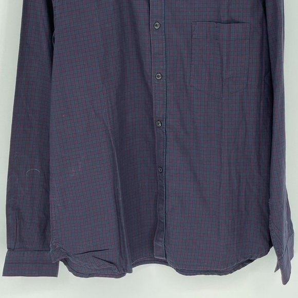 French Connection Men's Slim Purple Button Down - Picture 2 of 3